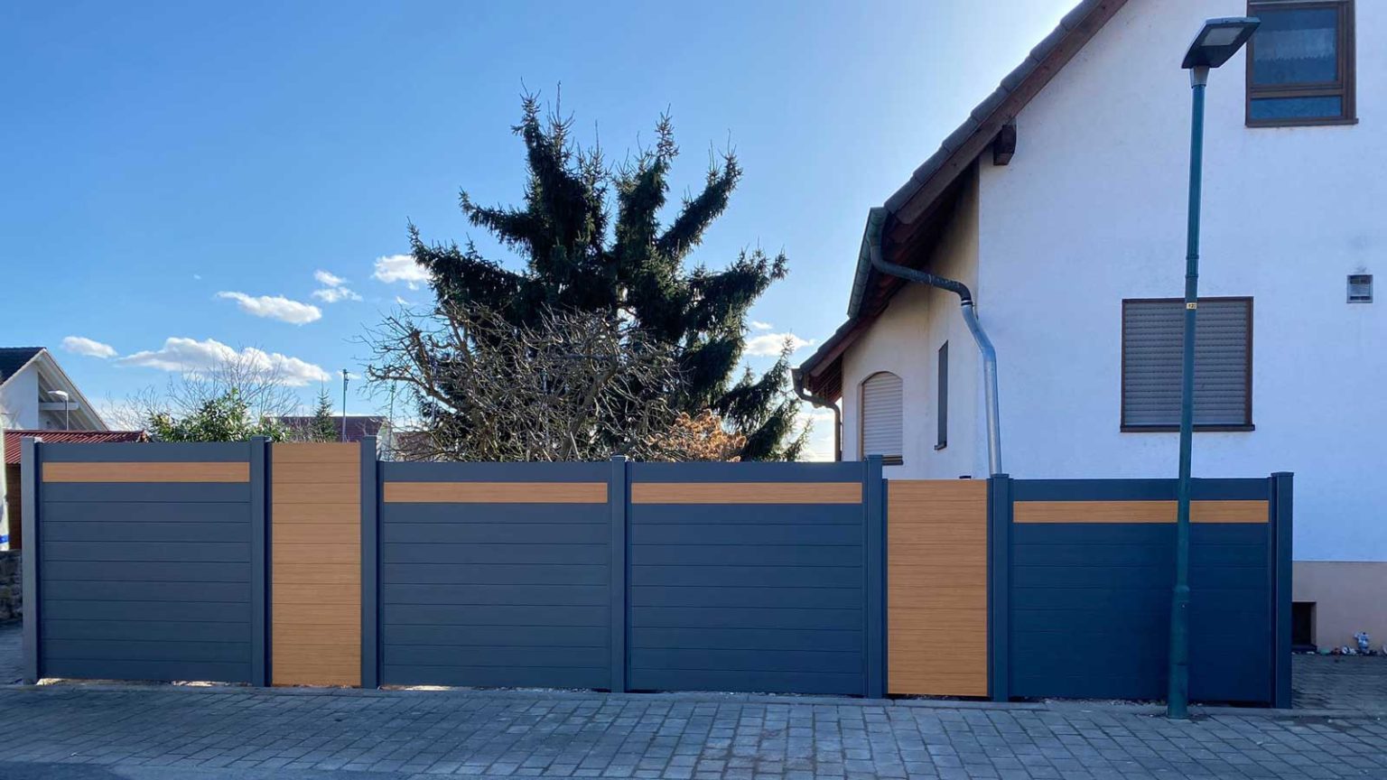 Sichtschutz Alu Holzoptik » Nie wieder Renovieren